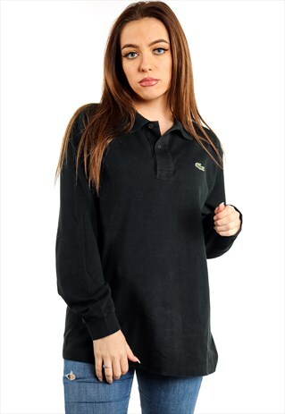 VINTAGE LACOSTE LONG SLEEVE POLO SHIRT T457