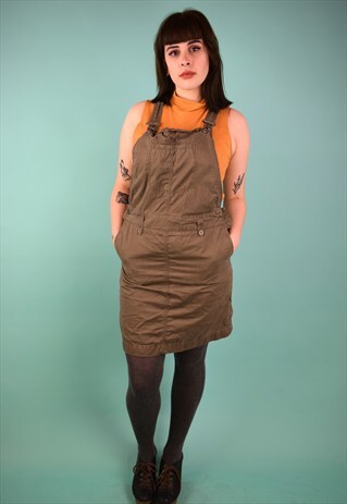 VINTAGE 90'S DUNGAREE DRESS