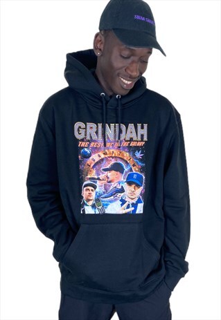 MC GRINDAH KURUPT FM HOODIE BLACK