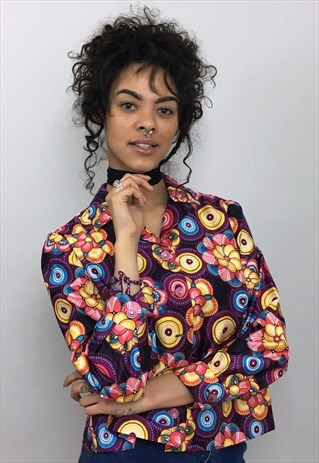 VINTAGE 60S PATTERNED SHIRT