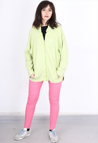 VINTAGE GREEN ADIDAS ZIP UP SWEATSHIRTS