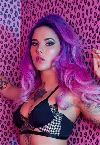 JAZZ BLACK FISHNET BRA