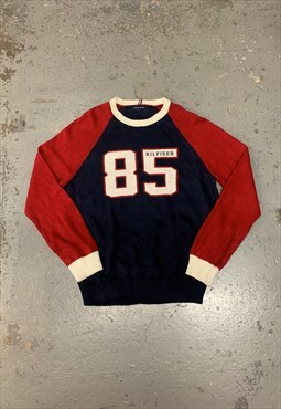 Tommy Hilfiger Knitted Jumper Patterned Sweater with Logo