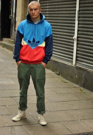 VINTAGE 80S ADIDAS COLORADO HOODIE RARE MADE IN WEST GERMANY