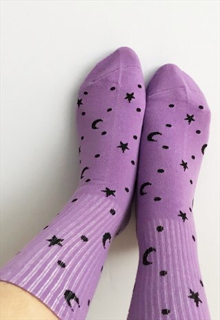 MOON AND STAR SOCKS