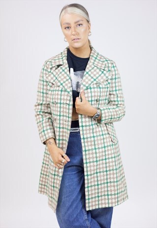 VINTAGE 90S PATTERNED WOOL JACKET