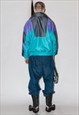 80'S VINTAGE BACK TO THE FUTURE ANORAK IN COOL TONES
