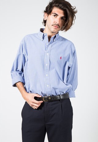 VINTAGE 80S POLO RALPH LAUREN SHIRT/ S4522