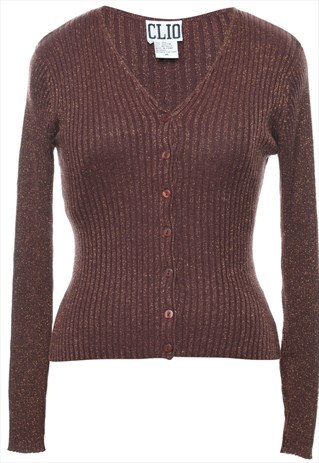 BEYOND RETRO VINTAGE CLIO CARDIGAN - S