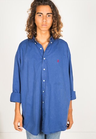 VINTAGE 80S POLO RALPH LAUREN SHIRT / R4110C401