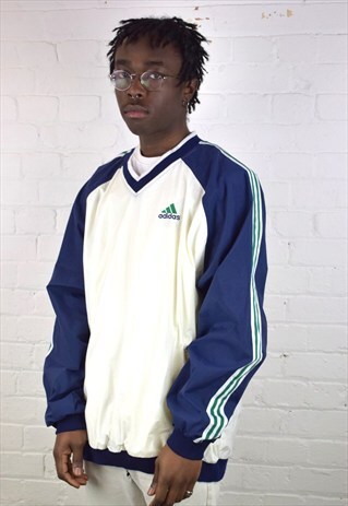 VINTAGE 90'S ADIDAS NYLON PULLOVER GOLF JACKET