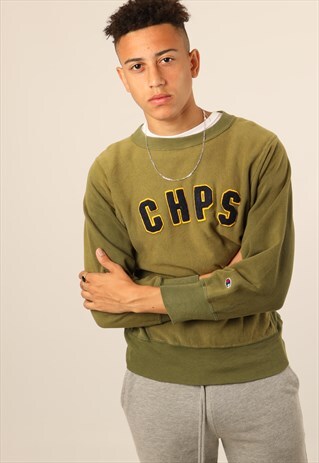 VINTAGE CHAMPION EMBROIDERED SWEATSHIRT