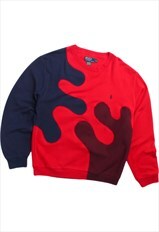 REWORK 90's Ralph Lauren Sweatshirt X Splat Single Stitch