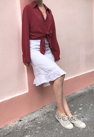 VINTAGE WHITE SKIRT