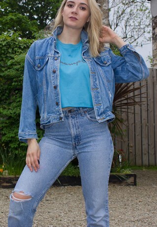 VINTAGE 90'S STONEWASH DENIM JACKET