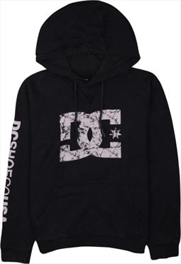 DC 90's Pullover Spellout Hoodie Small Black