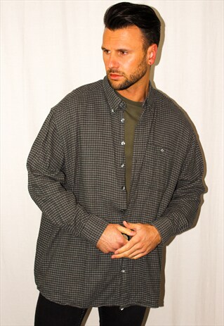 VINTAGE PLAID FLANNEL SHIRT