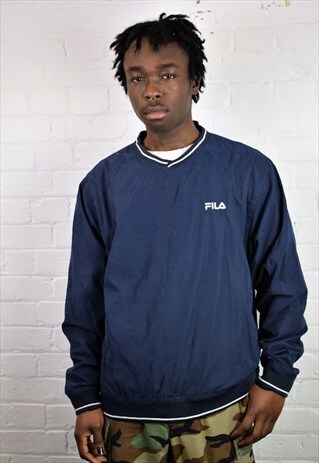 VINTAGE 90'S FILA NYLON PULLOVER JACKET