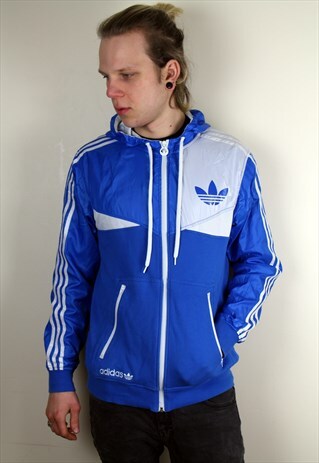 VINTAGE BLUE ADIDAS JACKET