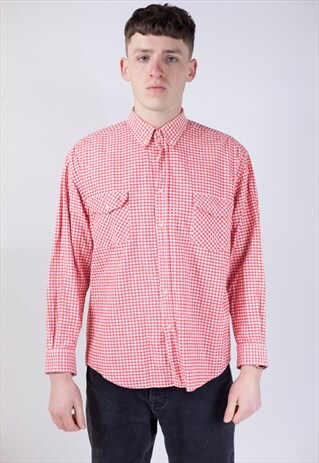 VINTAGE 90S RED CHECK SHIRT