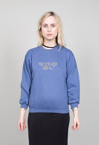 VINTAGE BLUE 90'S REEBOK CLASSIC SWEATER