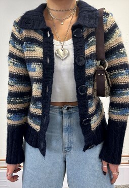 Vintage Stripe Cardigan- S/M