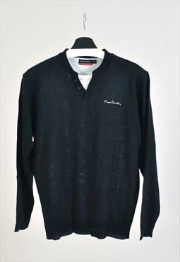 Vintage 00s Pierre Cardin jumper in black