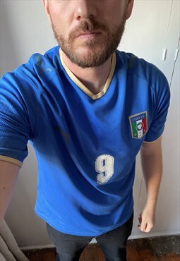 2007-08 Italy Home Shirt TONI 9