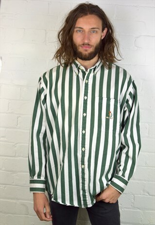 VINTAGE 90'S CHAPS STRIPED SHIRT