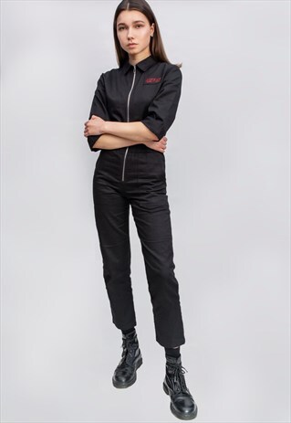SEE YOU LATER BLACK BOILER SUIT