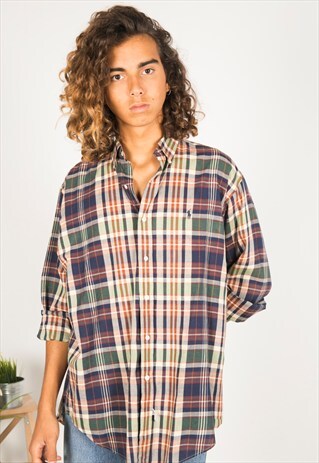 VINTAGE 80S POLO RALPH LAUREN SHIRT / R013