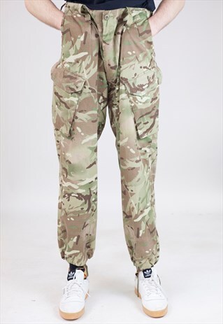VINTAGE CAMO ARMY 90'S CARGO TROUSERS