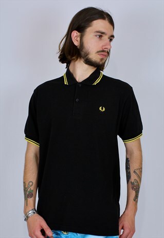 FRED PERRY VINTAGE POLO SHIRT MEN RARE