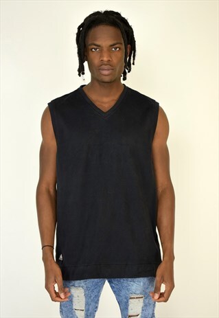 VINTAGE ADIDAS THREE STRIPE VEST