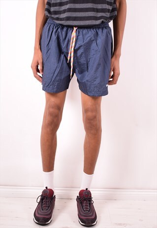MENS VINTAGE SHORTS W32 BLUE 90S