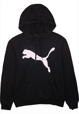 Vintage 90's Puma Hoodie  Black Small