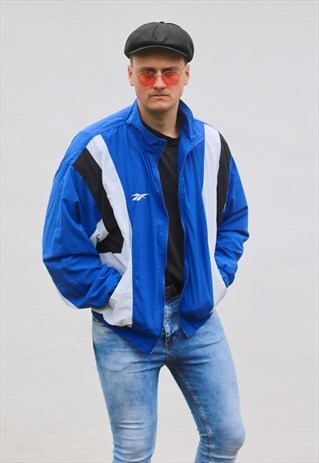 REEBOK ATHLETICS RETRO 90S TRACK & FIELD SPORTSWEAR JACKET