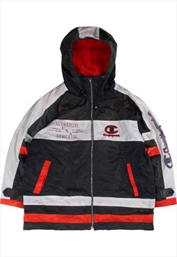 Vintage 90's Champion Windbreaker Jacket Heavyweight Full
