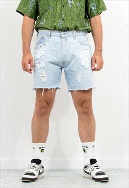 Levis 501 denim shorts vintage upcycled cutoffs