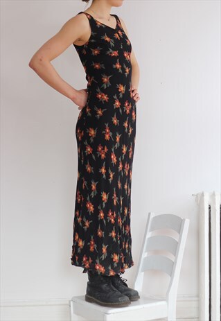 LONG FLORAL DRESS