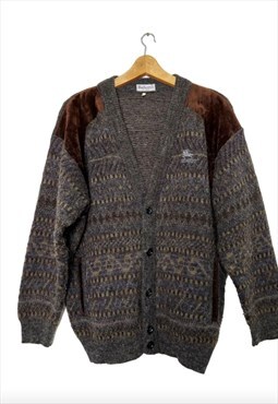 Vintage 90s Burberry jacket, alpaca wool, size L