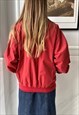 LOVELY FUN RED UNIQUE VINTAGE BOMBER JACKET