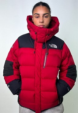Red y2ks The North Face 800 Summit Series Puffer Jacket Coat