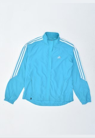 VINTAGE 90'S ADIDAS TRACKSUIT TOP JACKET TURQUOISE