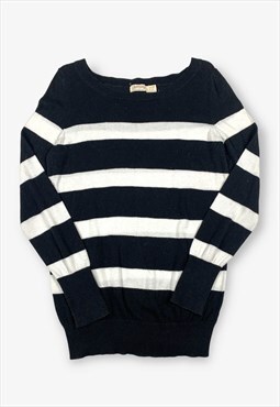 Vintage faded glory striped knit jumper medium BV15412
