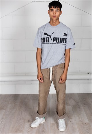 VINTAGE PUMA PUMA CHEST LOGO UNISEX T-SHIRT