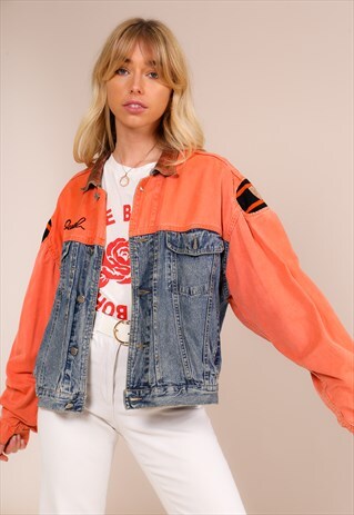 VINTAGE 90S DIESEL OVERSIZED DENIM TRUCKER JACKET