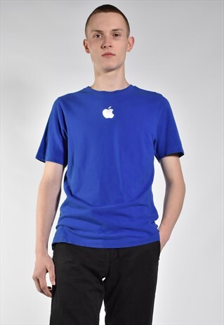 VINTAGE EMBROIDERED APPLE LOGO T-SHIRT
