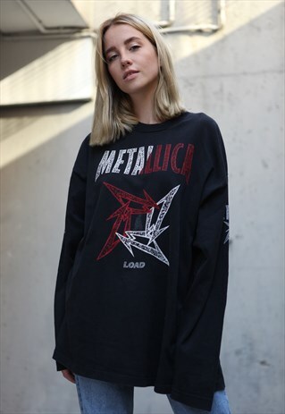VINTAGE 90'S MATELLICA GRUNGE BAND GRAPHIC JUMPER
