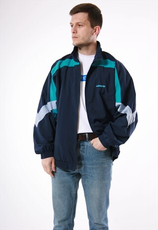 90S VINTAGE ADIDAS RARE OLDSCHOOL SHELL JACKET 13710